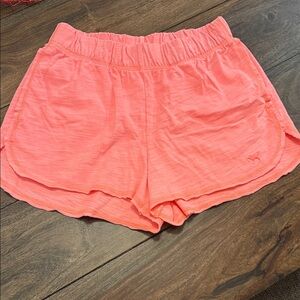 PINK Victoria's Secret Bright Coral Athletic Shorts~Small